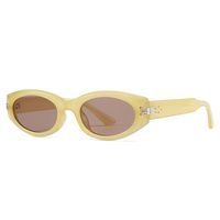 Cool Style Solid Color Ac Special-shaped Mirror Full Frame Women's Sunglasses main image 3
