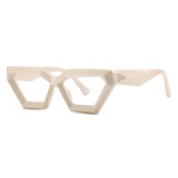 Casual Solid Color Ac Polygon Frameless Optical Glasses main image 5