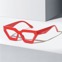 Casual Solid Color Ac Polygon Frameless Optical Glasses main image 2
