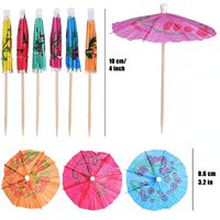 Cute Flower Wood Paper Party Decorative Bamboo Skewers main image 2