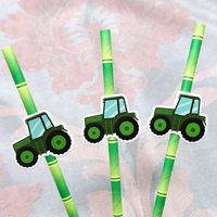 Cute Flower Paper Party Drinking Straw sku image 9