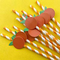 Cute Flower Paper Party Drinking Straw sku image 16