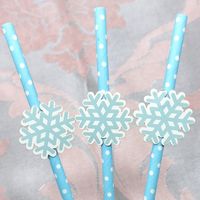 Cute Flower Paper Party Drinking Straw sku image 24