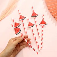 Cute Flower Paper Party Drinking Straw sku image 3