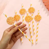 Cute Flower Paper Party Drinking Straw sku image 7