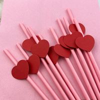 Cute Flower Paper Party Drinking Straw sku image 15