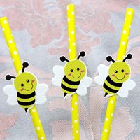 Cute Flower Paper Party Drinking Straw sku image 18