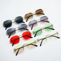 Basic Lady Simple Style Solid Color Pc Polygon Frameless Women's Sunglasses main image 1