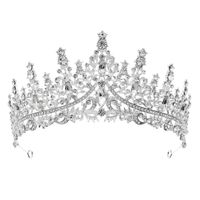 Women's Retro Crown Alloy Inlay Rhinestones Crown sku image 7