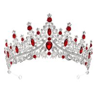 Women's Retro Crown Alloy Inlay Rhinestones Crown sku image 12