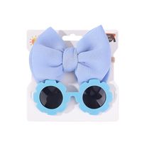 Cartoon Style Bow Knot Plastic Cloth Pleated Hair Band sku image 6