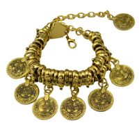 Ethnic Style Coins Alloy Charm Plating Women's Bracelets main image 3