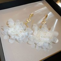 1 Pair Elegant Sweet Flower Tassel Mixed Materials Earrings sku image 52