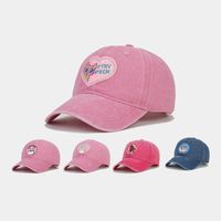 Women's Cute Bear Cat Embroidery Curved Eaves Baseball Cap main image 1