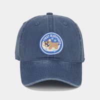 Mujeres Lindo Oso Gato Bordado Aleros Curvos Gorra De Beisbol main image 4