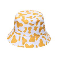 Women's Casual Basic Cows Flat Eaves Bucket Hat main image 5