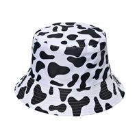 Women's Casual Basic Cows Flat Eaves Bucket Hat main image 4