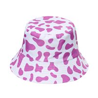 Women's Casual Basic Cows Flat Eaves Bucket Hat sku image 6