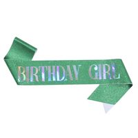 Birthday Letter Glitter Cloth Birthday Costume Props sku image 9