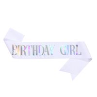 Birthday Letter Glitter Cloth Party Costume Props 1 Piece sku image 33