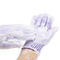 Simple Style Solid Color Nylon Bath Gloves main image 5
