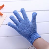 Simple Style Solid Color Nylon Bath Gloves main image 3