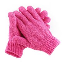 Simple Style Solid Color Nylon Bath Gloves main image 2