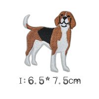 Pet Cat And Dog Cartoon Embroidery Cloth Sticker sku image 9
