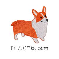 Pet Cat And Dog Cartoon Embroidery Cloth Sticker sku image 6