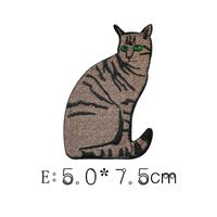 Pet Cat And Dog Cartoon Embroidery Cloth Sticker sku image 5