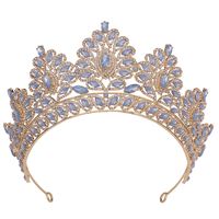 Bridal Crown Alloy Inlay Rhinestones Crown main image 3