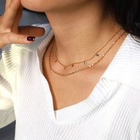 1 Piece Fashion Rhombus Stainless Steel Layered Layered Necklaces main image 3