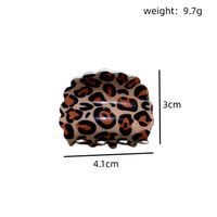 Simple Style Classic Style Leopard Arylic Hair Claws sku image 1