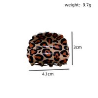 Pinzas De Pelo De Leopardo Arylic De Estilo Clásico De Estilo Simple sku image 1