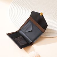 Women's Solid Color Pu Leather Buckle Coin Purses main image 5