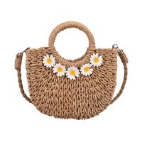 Femmes Moyen Toutes Les Saisons Paille De Base Sac De Paille sku image 6