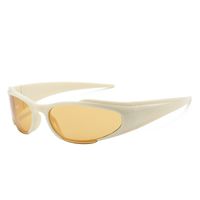 Streetwear Sports Solid Color Pc Cat Eye Full Frame Sports Sunglasses sku image 4