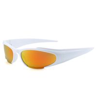 Streetwear Sports Solid Color Pc Cat Eye Full Frame Sports Sunglasses sku image 6