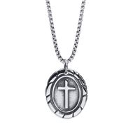 Punk Cross 201 Stainless Steel Polishing Men'S main image 4