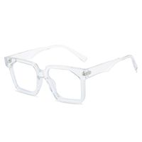 Elegant Basic Simple Style Solid Color Pc Square Full Frame Optical Glasses sku image 8