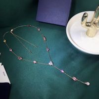 Fairy Style Irregular Artificial Crystal Alloy Wholesale Bracelets Earrings Necklace sku image 5