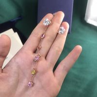 Fairy Style Irregular Artificial Crystal Alloy Wholesale Bracelets Earrings Necklace sku image 1