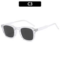 Sweet Simple Style Color Block Ac Square Patchwork Full Frame Women's Sunglasses sku image 3