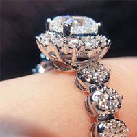 Elegant Glam Luxurious Geometric Copper Inlay Zircon Women's Rings main image 5