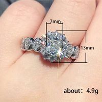 Elegant Glam Luxurious Geometric Copper Inlay Zircon Women's Rings main image 2