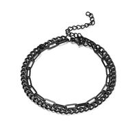 Ig Style Chain Stainless Steel Double-layer Bracelet main image 6