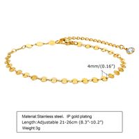 Sexy Geometric 201 Stainless Steel Plating Women'S Anklet sku image 7
