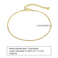 Sexy Geometric 201 Stainless Steel Plating Women'S Anklet sku image 3