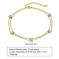 Sexy Geometric 201 Stainless Steel Plating Women'S Anklet sku image 11