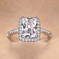 Élégant Style Classique Géométrique Cuivre Incrustation Zircon Anneaux sku image 19